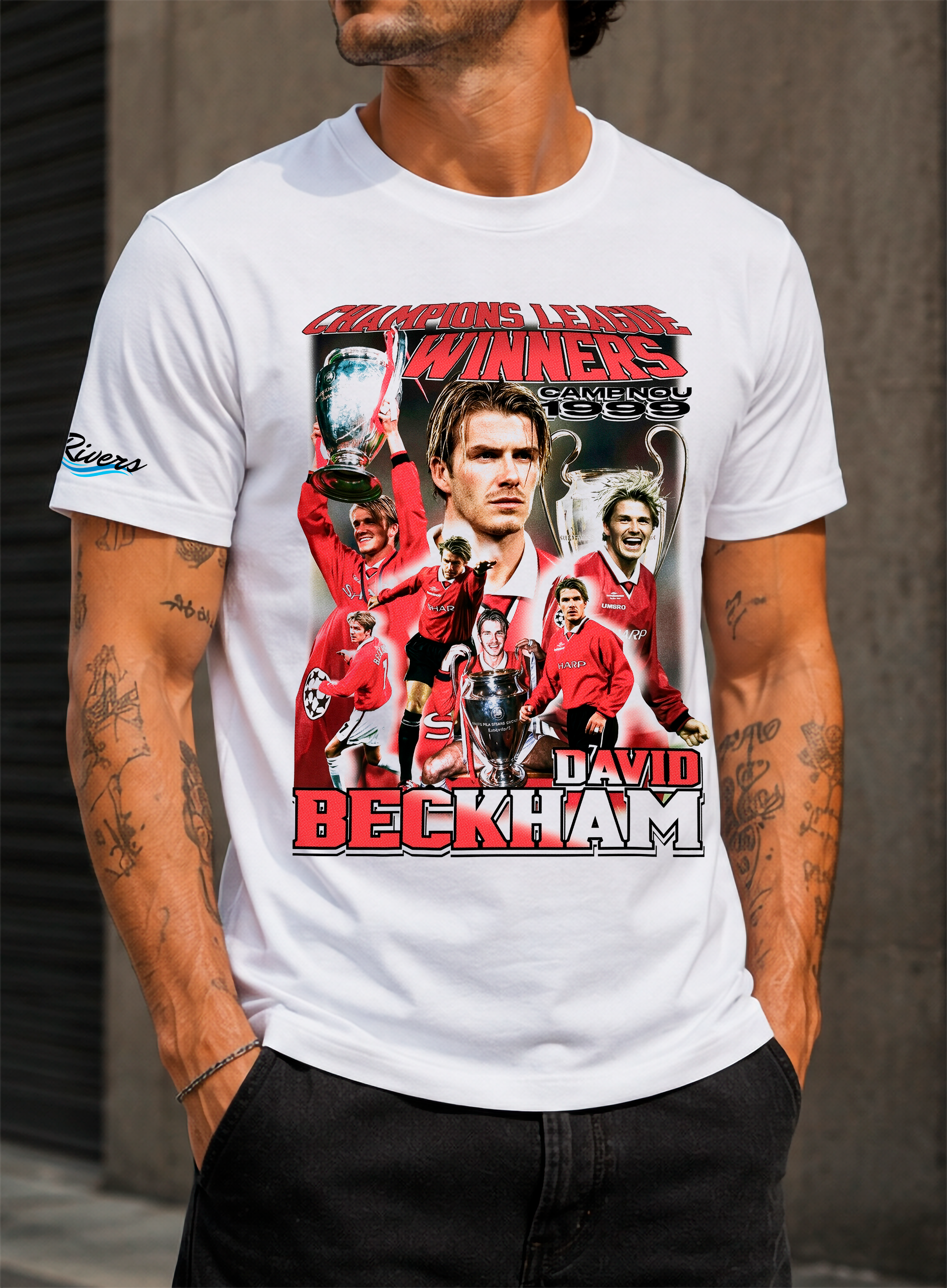 David Beckham Champions league 99